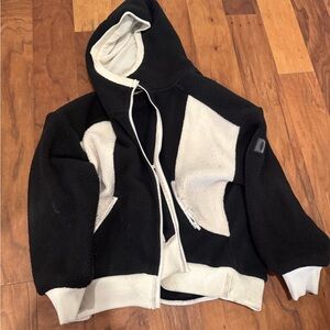 FP Movement by Free People Black and White Zip jacket